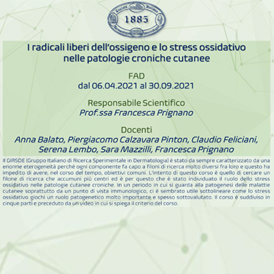 I radicali liberi dell'ossigeno e lo stress ossidativo
